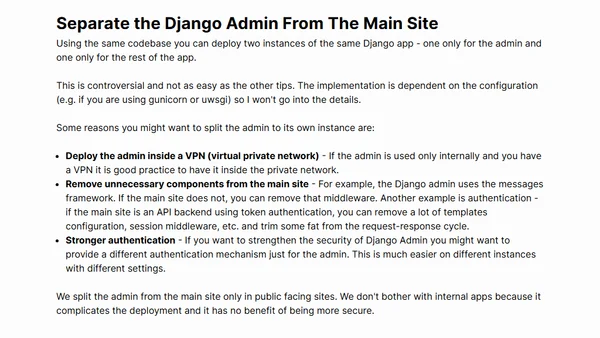 5 Ways to Make Django Admin Safer
