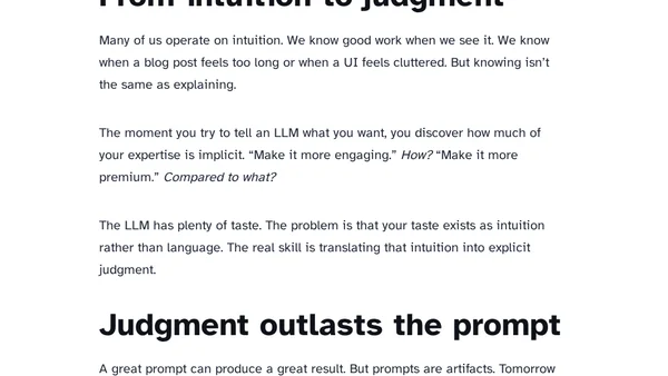 The next literacy is externalizing judgment
