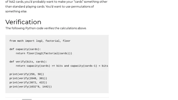 Cryptographic Keys and Decks of Cards