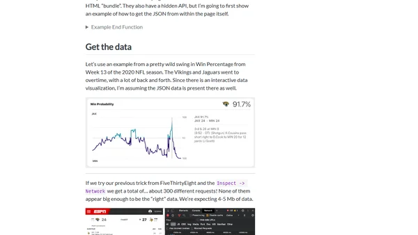 Extracting JSON data from websites and public APIs with R
