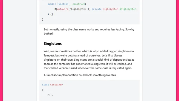 Tagged Singletons