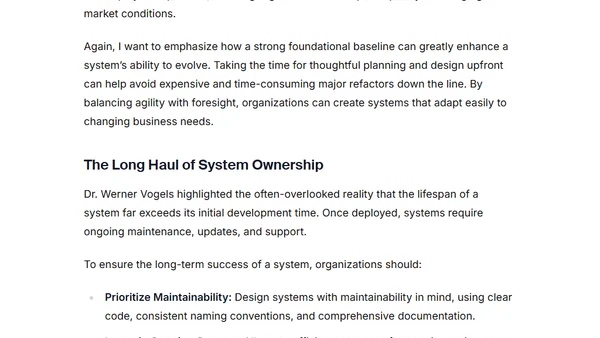 Looking Back, Building Forward: Dr. Werner Vogels’ Blueprint from re:Invent 2024