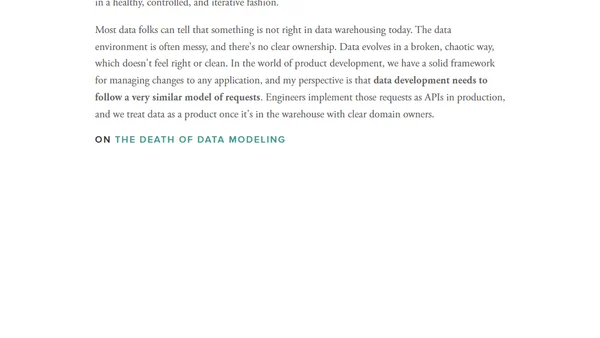 Datacast Episode 119: Experimentation Culture, Immutable Data Warehouse, The Data Collaboration Problem, and The Rise of Data Contracts with Chad Sanderson