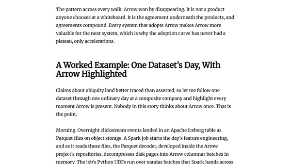 The State of Apache Arrow in 2026: Ten Years In, the Invisible Standard Is Everywhere