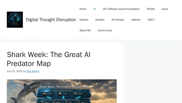 Shark Week: The Great AI Predator Map