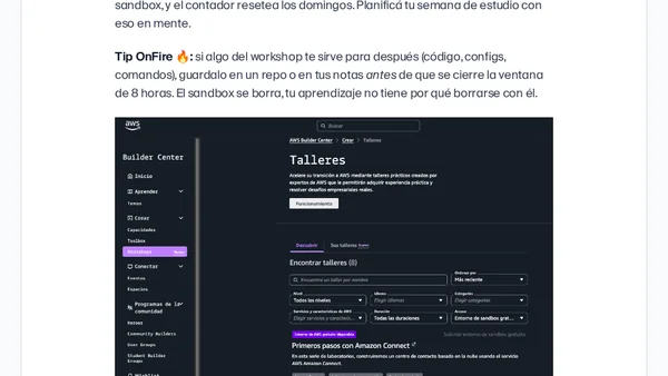 AWS Sandbox gratis: aprendé AWS sin cuenta, sin tarjeta y sin miedo 🔥