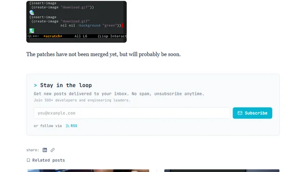 Transparent GIF support in Emacs 24