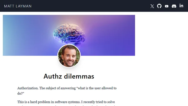 Authz dilemmas
