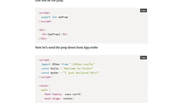 Learning Svelte 101