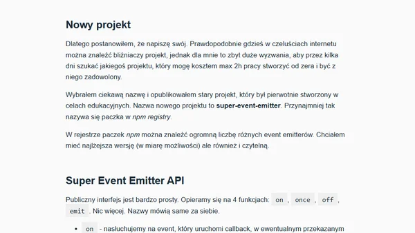 Narzędzia Świata: super-event-emitter.js
