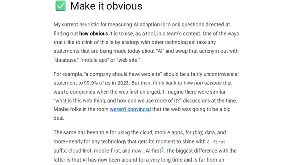AI adoption: is it obvious yet?
