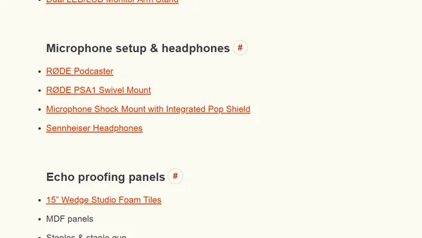 My screencasting setup