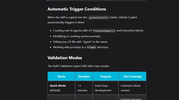 Secure AI Prompts with PyRIT Validation & Agent Skills