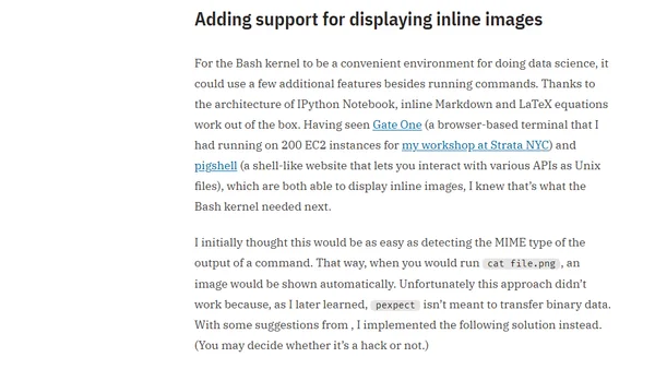 IBash Notebook