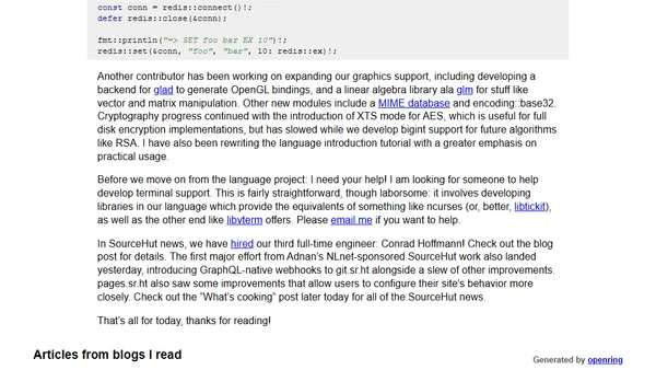 Status update, February 2022