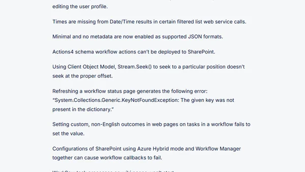 Service Pack 1 for SharePoint Server 2013 and Office 2013 released