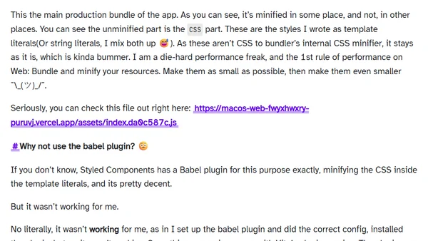 Why I moved from Styled Components to (S)CSS modules