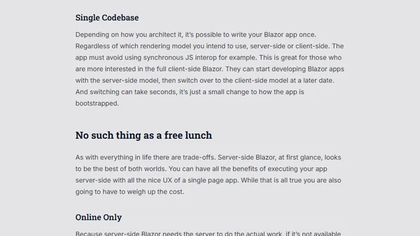 Introduction to Server-side Blazor