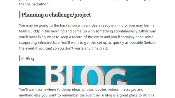 How to prepare for a hackathon