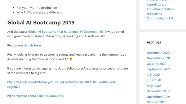 Skåne Azure User Group and AI!