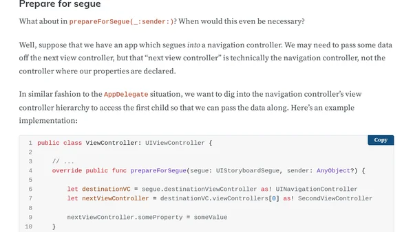 Access Sub-Controllers from a UINavigationController in Swift