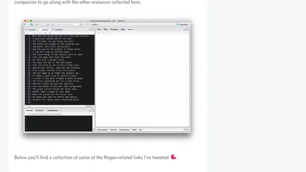 RegEx resources