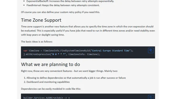 NCronJob - Big Updates