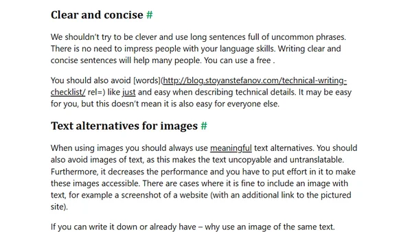 Writing for the web
