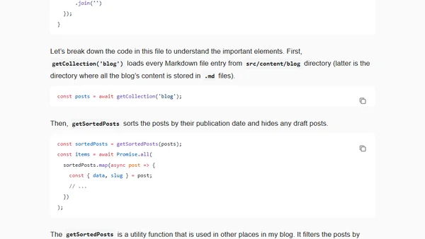 RSS feed in an Astro blog