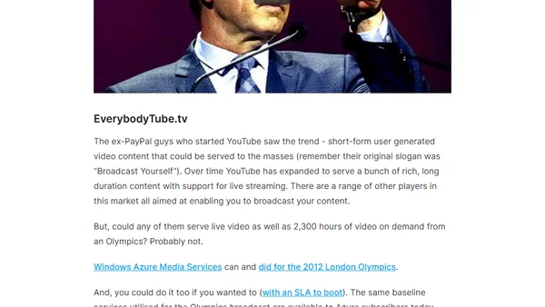 This Time The (Broadcasting) Revolution Will Not Be Televised