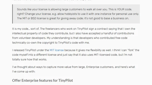 TinyPilot: Month 11