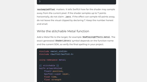 Compose Advanced Graphics Effects With SwiftUI