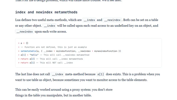 Rants about Lua