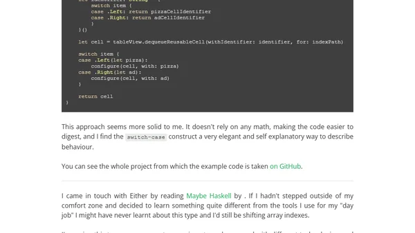 Swift Either enum