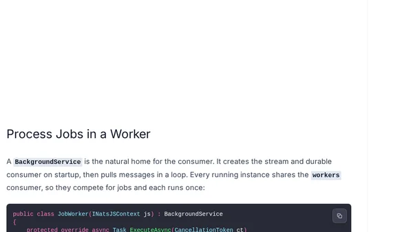 Getting Started With NATS JetStream in .NET