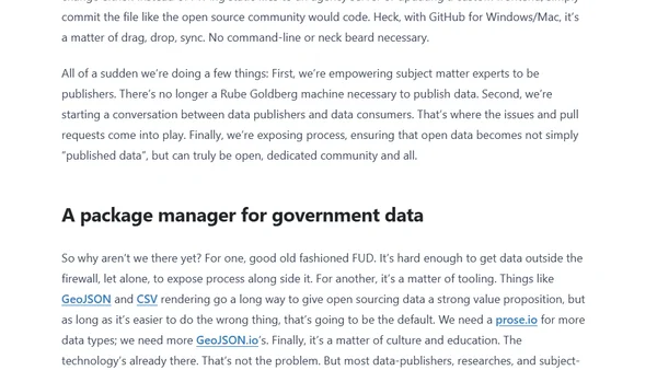 Treat Data as Code