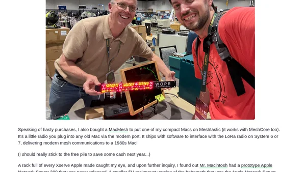 NTP, an atomic clock, and having a great time at the world's largest VCF