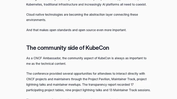 KubeCon + CloudNativeCon Japan 2026: My Experience in Yokohama
