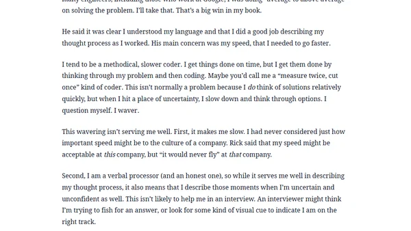 My Mock Interview Experience with Rick Altherr from Google