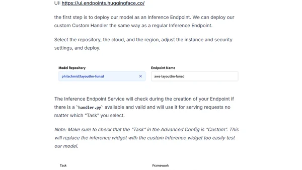 Deploy LayoutLM with Hugging Face Inference Endpoints