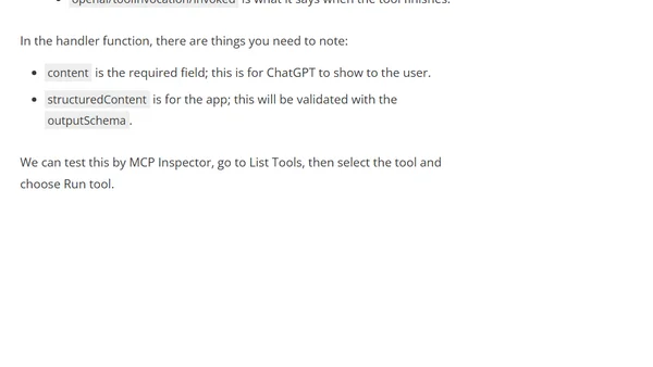 How to Create a ChatGPT App Using MCP (Model Context Protocol) Step by Step