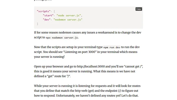 Intro to Express