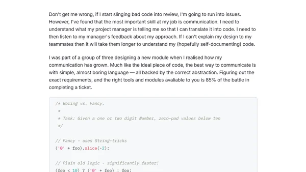 Two Things About My First In-house Software Job That I Didn't See Coming