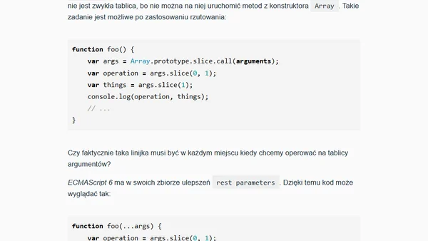 ECMAScript 6. Dlaczego warto spróbować już dziś?