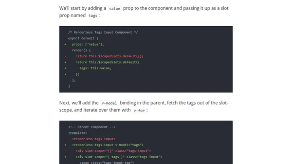 Renderless Components in Vue.js