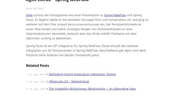 Agim Emruli - Spring WebFlow