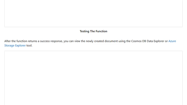 Building Zero Code Cosmos DB Proxy with Azure Functions