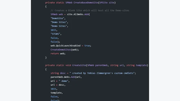 SP 2010: How to create a PowerShell Snapin Cmdlet - Part 2