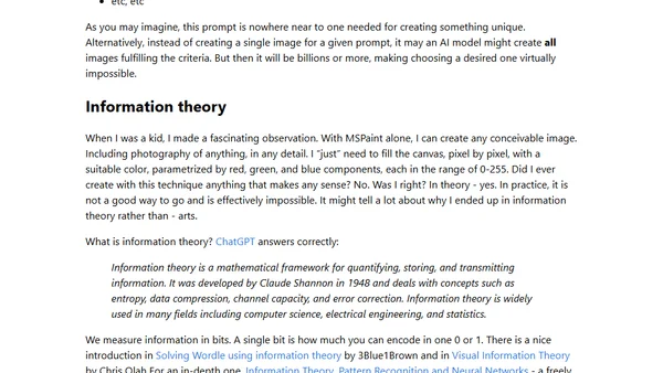 AI won’t make artists redundant - thanks to information theory
