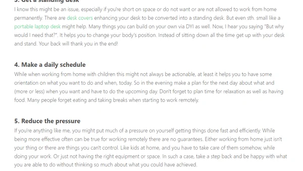 12 things you should know when working from home